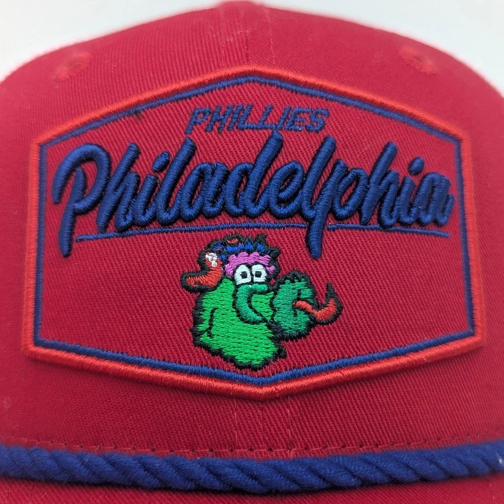New Era 9SEVENTY Philadelphia Phillies Phillie Phanatic Trucker Hat Red 60591959